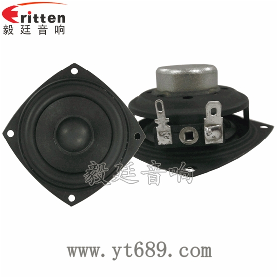 2.5寸20芯10瓦內磁全頻喇叭正反面