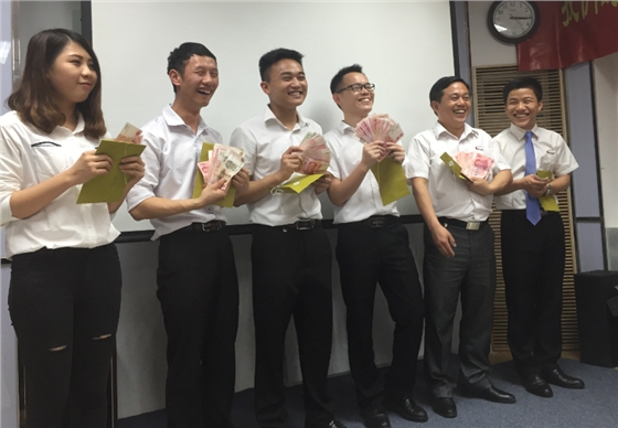 毅廷音響總結會議之提成發放 毅廷音響總結會議之提成發放