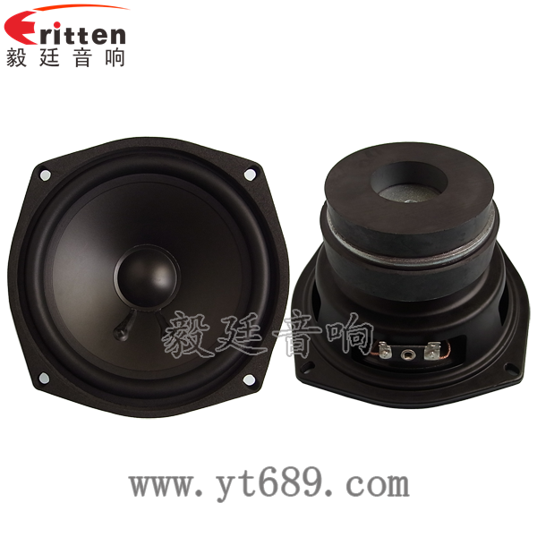 5寸30w中低音音箱喇叭正反面