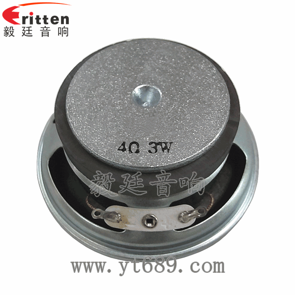 2.5寸4Ω10w喇叭--喇叭廠家反面圖