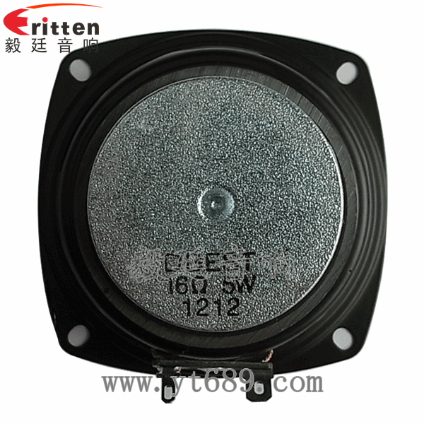 4寸同軸汽車音響喇叭反面圖