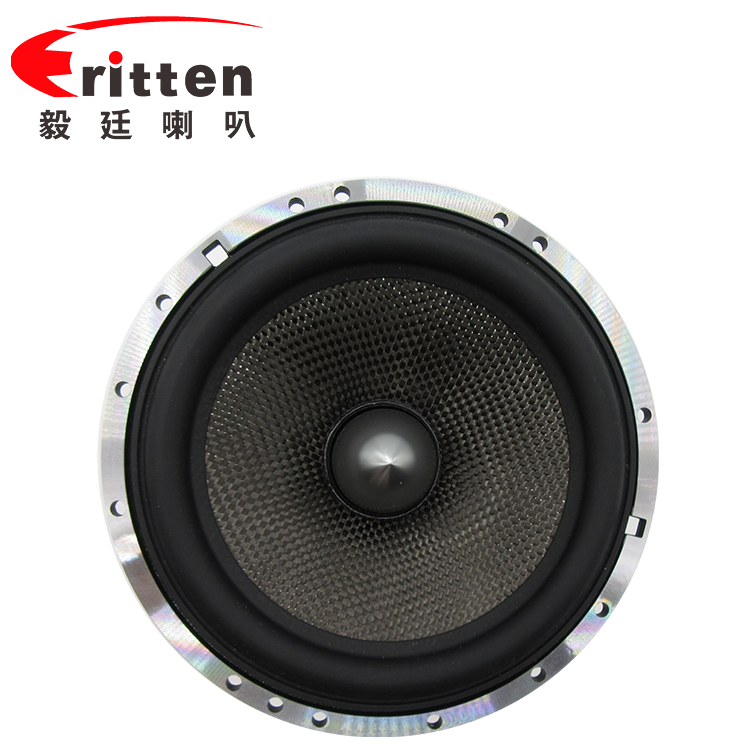 6.5寸碳纖盆/橡膠邊環繞中低音60w汽車音響喇叭 6.5寸碳纖盆/橡膠邊環繞中低音60w汽車音響喇叭